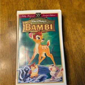 Disney Bambi VHS - Colorful Cover Art